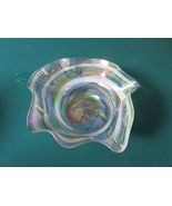 Art Studio Glass Ruffled Iridescent 3 X 7&quot; Bowl Vanity [*GLASS8] - €46,41 EUR