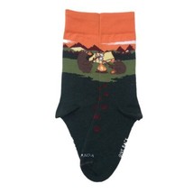 Relax and be Calm Camping Bear Socks - £5.53 GBP