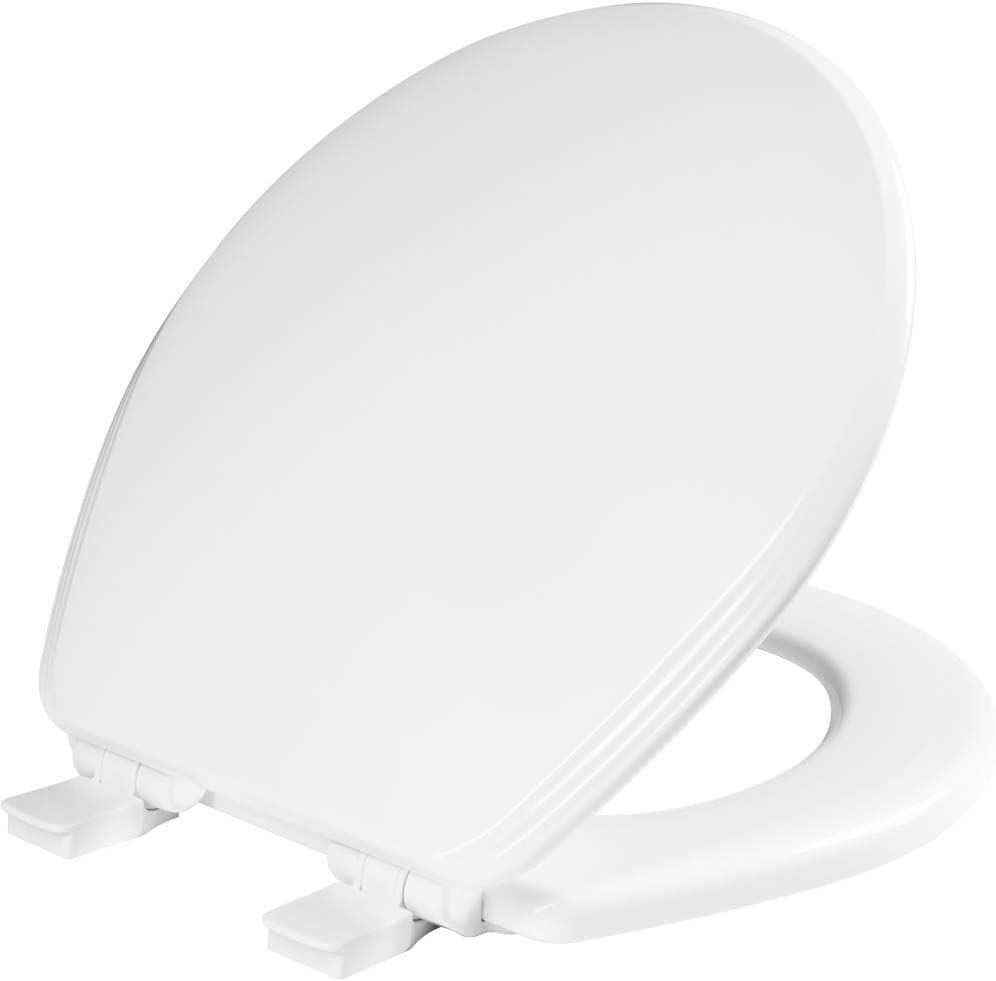 Primary image for Bemis 600E4 000 Ashland Toilet Seat With Slow Close, Never Loosens And, White