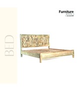 Furniture BoutiQ Vintage Reclaimed Teak Wood Bed - £2,708.58 GBP