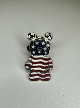 Disney Pin Mickey Vinylmation USA American Flag Limited Release 2009 - £6.88 GBP