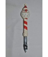 Vintage Hand Painted, Wood Santa Can and Bottle Opener - $277.25 MXN