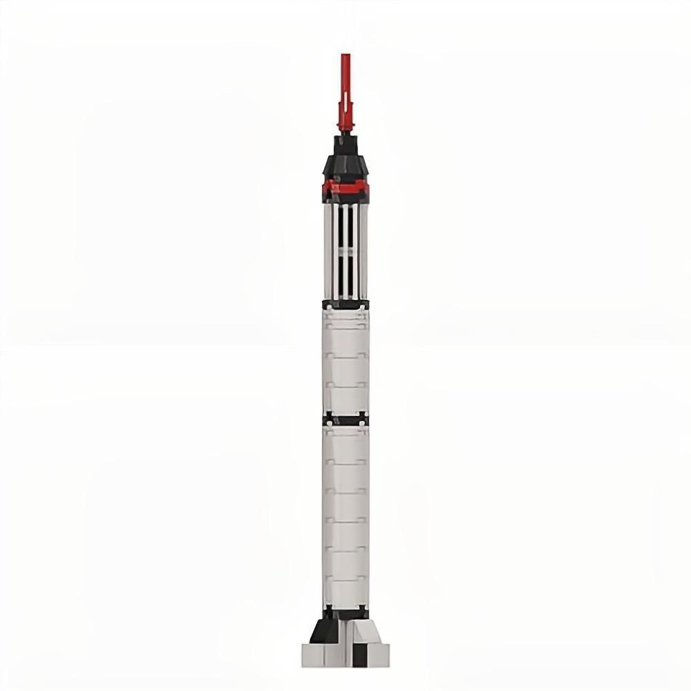 The First Manned Suborbital Vehicle Model 1:110 Scale 60 Pieces Building... - $8.83