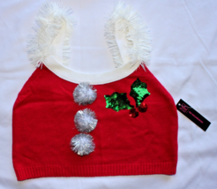 No Boundaries Women&#39;s Christmas Sweater Tank Top Size S(3-5) - €6,75 EUR