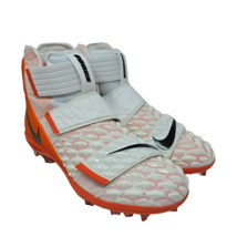 Nike Force Savage Elite TD 2 P Football Cleats Mens 12.5 BV3962-101 White Orange - £101.78 GBP