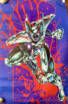 Vintage 1993 SHADOWHAWK Youngblood Image Comic Poster Jim Valentino Art 22&quot;x34&quot; - £31.12 GBP