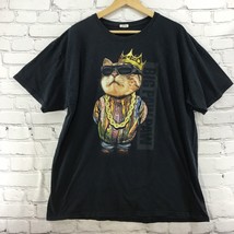 Vintage Fruit Of The Loom Graphic Tee Shirt Gangster Cat ‘Big Paw Paw’ Mens XL - £19.83 GBP