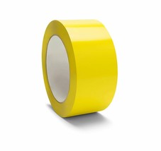 36 Rolls Yellow Color Packaging Packing Tape 48mm x 50m Carton Shipping ... - $98.69