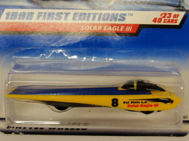 1998 Mattel First Editions Hot Wheels Solar Eagle III #23 of 40 NIP - $14.84