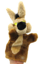 Hand Puppet Wile E Coyote 10&quot; Vintage Warner Bros Looney Tunes 1990 - £10.21 GBP