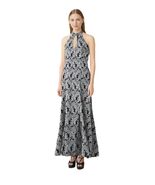 Women Dress Nightway Missy Women's Lace Scallop Keyhole Racer Trupet Dress Sz 8 - $68.31