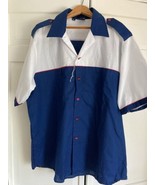 NEW NOS Vtg King Louie  Bowling Mechanic Shirt  USA Union made XL cotton... - $1,637.06 MXN
