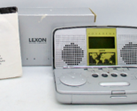 New Rare Lexon Silver LA 04 VOYAGEUR 2 Alarm Clock Radio 1990s Cyber Lin... - $24.75