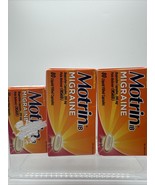 (3) Motrin Ibuprofen Migraine Pain Reliever Liquid Capsule 2x80ct 20ct 4... - $16.99