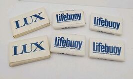 Lot of 6 Vintage Mini Travel Size New Lifebuoy Lux Bar Soap Motel Hotel ... - $18.00 CAD