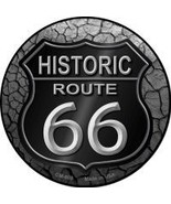Historic Route 66 Novelty Metal Mini Circle Magnet CM-809 - $242.75 MXN