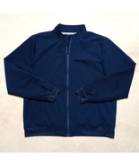 Fabletics Navy Blue Golf Workout Running Track Bomber Jacket - Men&#39;s Siz... - $32.95