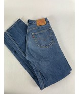 Levi&#39;s Men&#39;s Light Blue 501 Regular Fit Straight Leg Jeans Size W 32 L 36 - $31.99