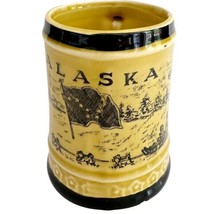 Alaska Coffee Mug Vintage 8 Oz Collectible Sled Dogs Totem Theme SS - £23.42 GBP