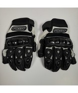 Pilot Super Mesh Motorcycle Gloves W/ Carbon Fiber Knuckles Black Sz L EUC - $455.92 MXN
