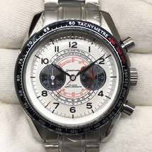 Automatic Mechanical Watch Chaoba White Number Black Eye Automatic Mecha... - $175.00