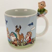 Disney Snow White and The Seven Dwarfs Mug Dopey on Handle 12 oz Japan - £11.74 GBP