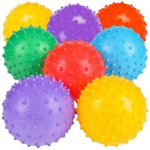 ArtCreativity Inflated Knobby Balls, Pack of 12, Spiky Sensory Bouncing Balls - £13.46 GBP