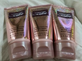 BATH &amp; BODY WORKS TRAVEL SIZE A THOUSAND WISHES ULTRA BODY CRE AM FREE S... - £17.62 GBP
