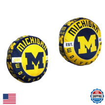 Northwest NCAA Michigan Wolverines Round Cloud Pillow, 15", Team Comfort - $29.32