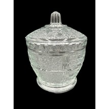 Vintage Pressed Glass Covered Candy Dish - £11.78 GBP