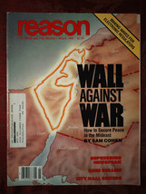 REASON magazine March 1984 Israel Borders Sam Cohen Coors Union - £13.62 GBP