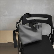 Crossbody bag fashion brand retro pu bag men&#39;s casual simple large-capacity wate - £28.50 GBP