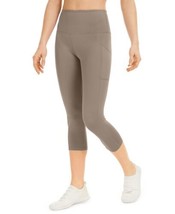 allbrand365 designer Womens High-Rise Side-Pocket Cropped Leggings,Coconut,Small - £23.68 GBP