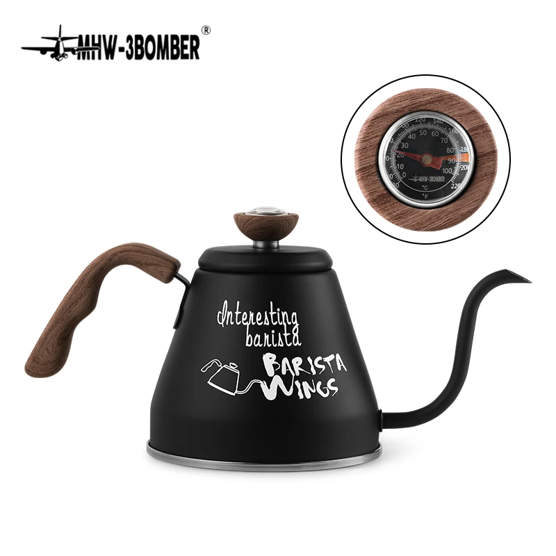 MHW-3BOMBER Pour Over Coffee Kettle Classic Gooseneck Kettle with Thermometer - £58.42 GBP