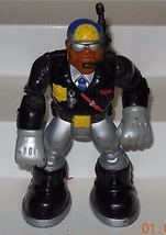 Vintage 2001 Fisher Price Rescue Heroes Police Officer with Silver Pants - $14.36