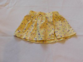 Unbranded Baby Girl&#39;s 9 Months Wrap Skirt Sleepwear Yellow with Flowers GUC - £10.16 GBP