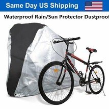 Large Waterproof Bicycle Cover Outdoor Rain/Sun Protector For Bikes Dust... - £22.72 GBP