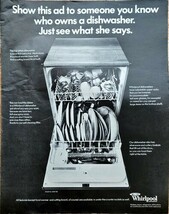 WHIRLPOOL-Dishwasher-Adjustable Racks-Kitchen-Self Cleaning-1971 Vintage... - $14.36 CAD