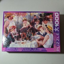 Puzzle / 1000 Pc / Eurographics Renoir - The Luncheon / Complete / Used - £14.69 GBP
