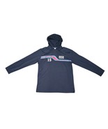 Men&#39;s Porsche Martini Racing Navy blue dark Race Striped #15 Light Hoodi... - $71.25
