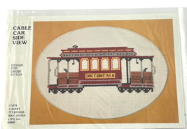 Kirby Cross Stitch Pattern Cable Car Side View - $17.39