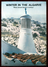 Original Poster Portugal Algarve Almond Blossom Winter Sea Lisabon Iberia - $66.23