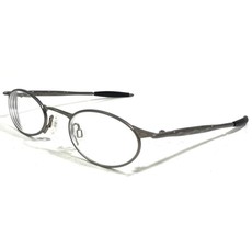 Vintage Oakley Michael Jordan OO Eyeglasses Frames Matte Silver Oval 46-22-133 - £127.19 GBP