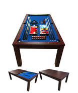 7FT POOL TABLE Model BLUE SKY Snooker Full Accessories BECOME A BEAUTIFU... - $2,732.71 CAD