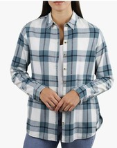 Jachs Women&#39;s Girlfriend Super Soft Flannel Shirt w/ Side Pockets Button Front - £19.41 GBP