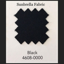 Sunbrella Fabric 46&quot; Wide Black #4608 5 Yards - £123.70 GBP