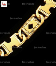 REAL GOLD 18 Kt, 22 Kt Hallmark Solid Gold Necklace Curb Hip Hop Dubai Chain - $7,897.52+