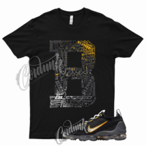 BLESSED T Shirt for N Air VaporMax University Gold Dark Grey Charcoal 9 1 Mid - £20.55 GBP+