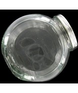 7&quot; Glass TILT JAR Vintage Style COOKIE penny candy Storage Canister 1/2 ... - £18.30 GBP