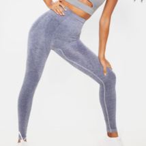 Pretty Little Thing Blue Two Tone Active Leggings Size M - £6.28 GBP